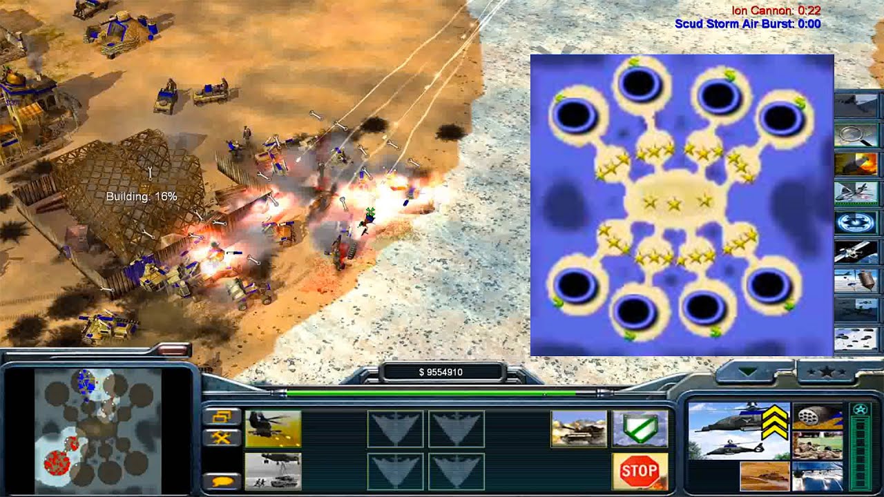 command and conquer zero hour map pack